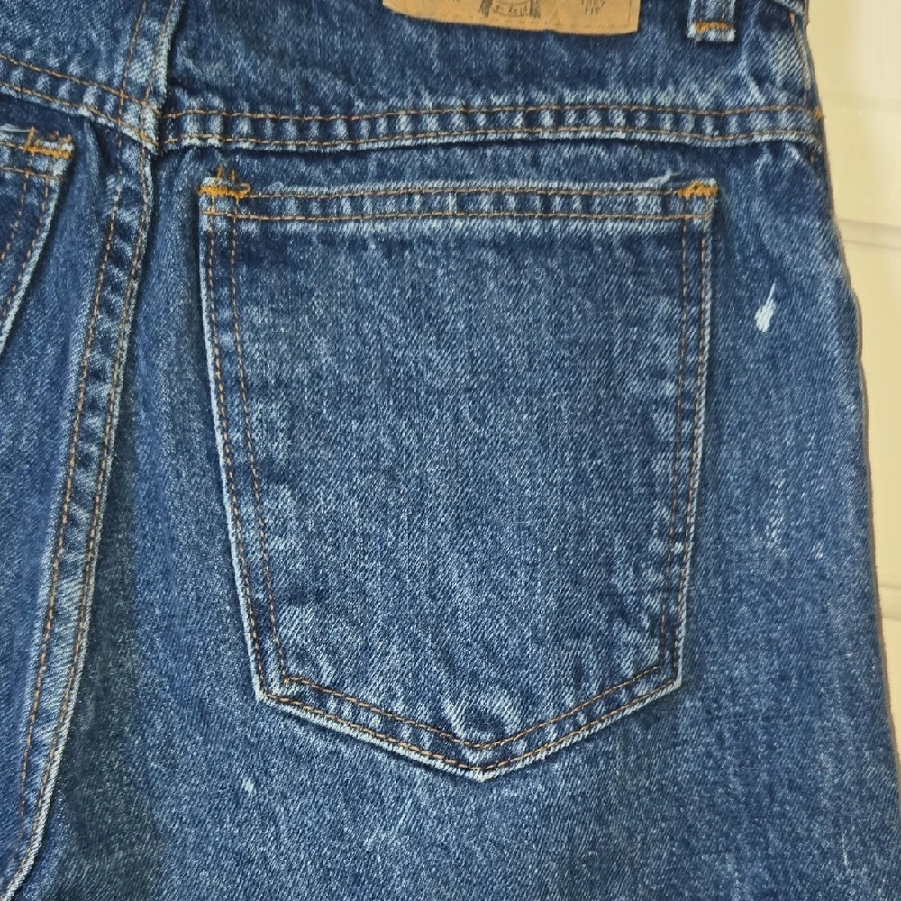 GAP Vintage WORK FORCE High Rise Jeans Classic OLD SCHOOL Made In USA 11-12 - Picture 14 of 17